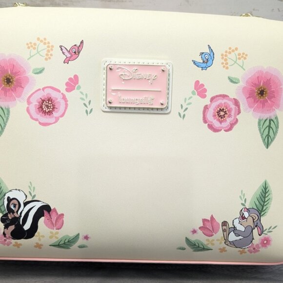 Loungefly Disney Bambi Springtime Gingham Crossbody Bag - Picture 5 of 6